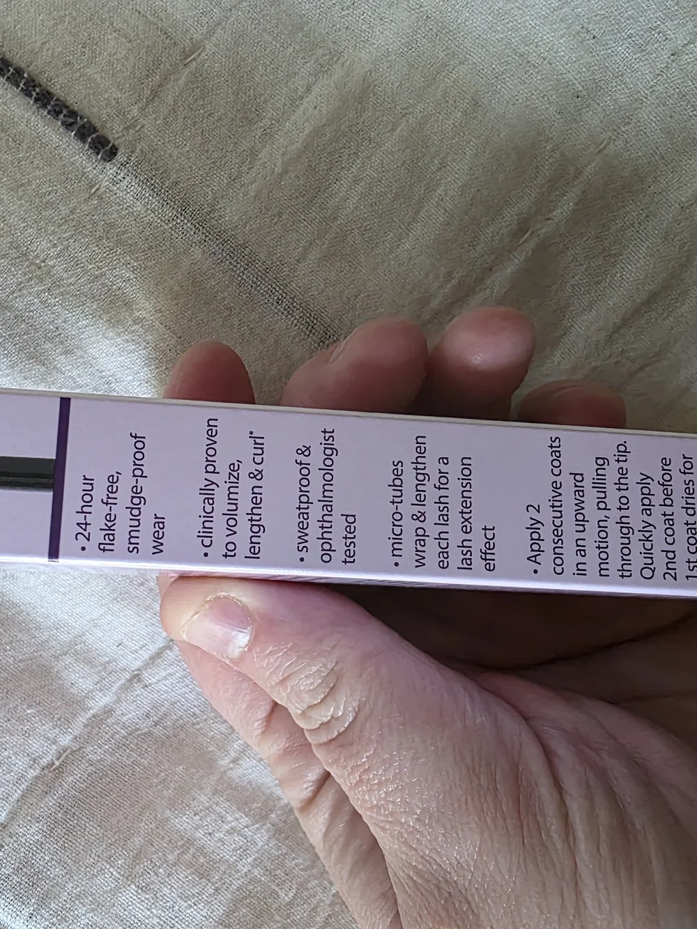 tarte Tubing Mascara in Lavender with Gold Accents